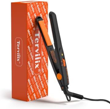 Orange mini flat iron for men