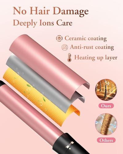 Rose gold five in one ceramic wand set — photo 4