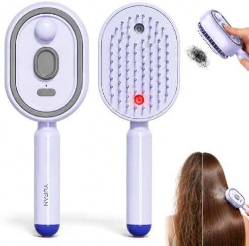 Purple rechargeable spray air cushion comb