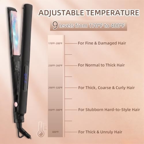 Ionic ceramic flat iron and curler — photo 4