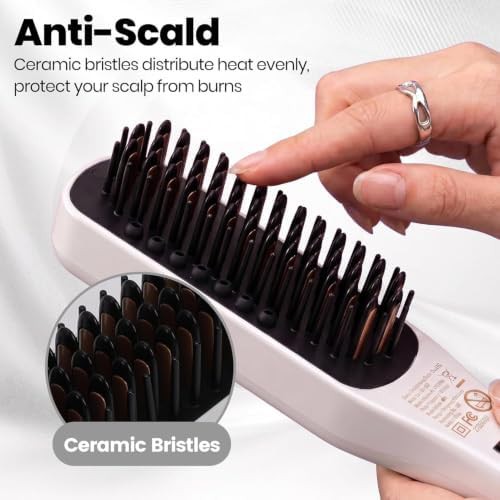 AraSyleon pro steam hair straightening brush — photo 4