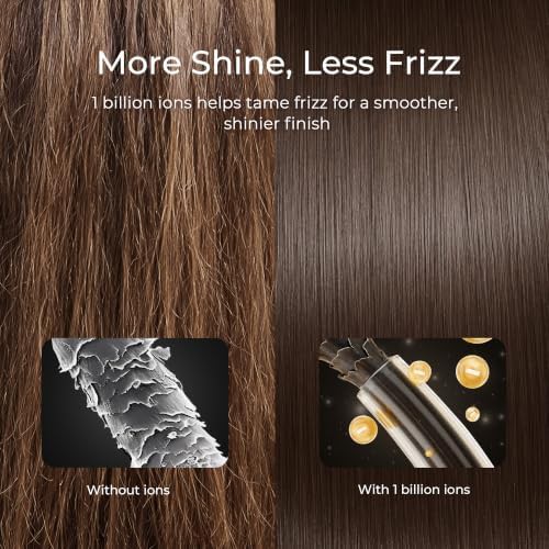 Gold wet to dry hair straightening brush — photo 5