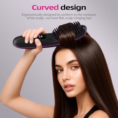 Cordless plasma technology straightening brush — photo 3
