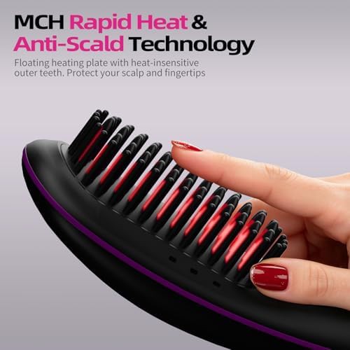 Cordless plasma technology straightening brush — photo 5