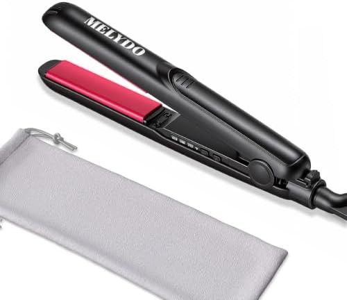 Black travel mini hair straightener