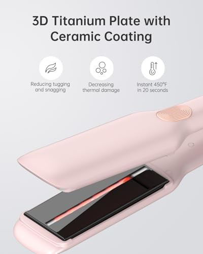 Professional titanium infrared flat iron — photo 4