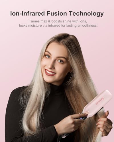 Professional titanium infrared flat iron — photo 5