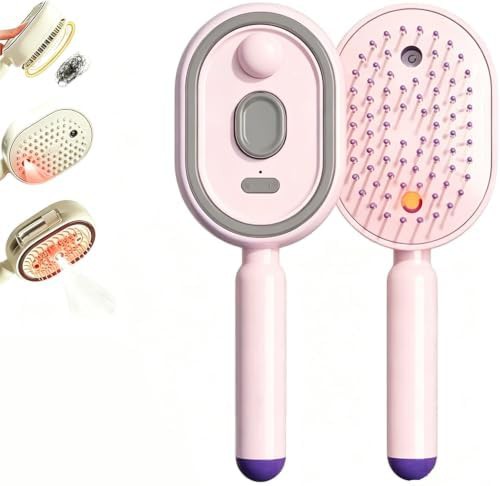Electric steam air cushion straightening comb