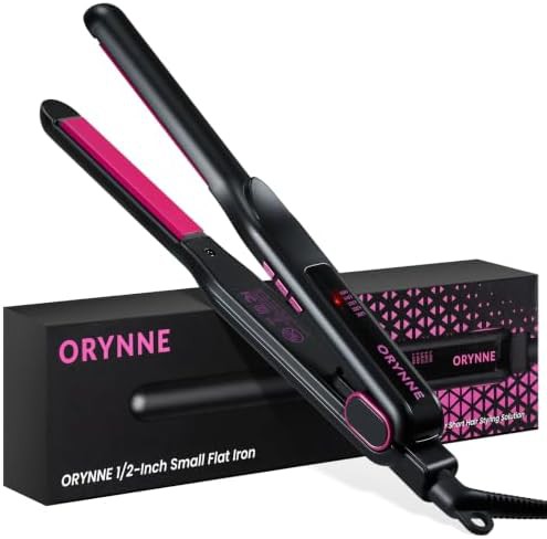Pink half inch pencil flat iron