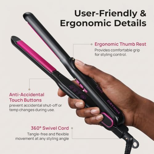 Pink half inch pencil flat iron — photo 5
