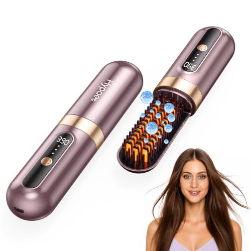 2026 Upgraded Go Brush Pro Cordless Hair Straightener Brush