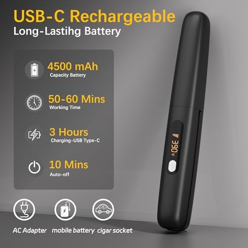 Black cordless mini hair straightener — photo 4