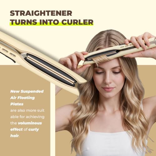 One inch ceramic floating plate straightener — photo 3