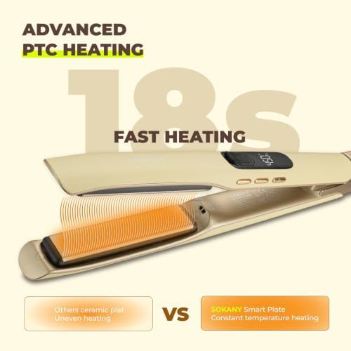 One inch ceramic floating plate straightener — photo 4