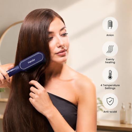 Portable ionic hair straightening brush — photo 3