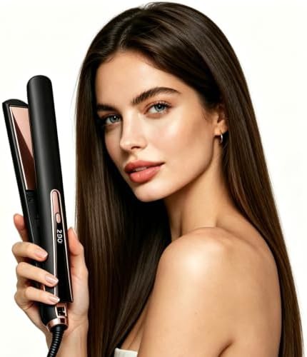 Ceramic dual voltage hair styler