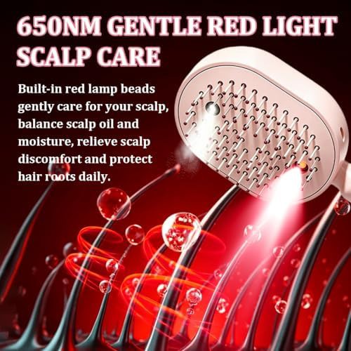 Electric spray anti static massage comb — photo 3