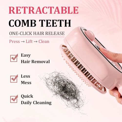 Electric spray anti static massage comb — photo 4