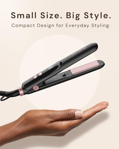 Mini portable travel iron with digital display — photo 3