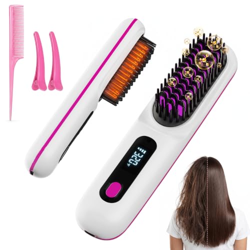 2026 Upgraded Cordless Straightening Brush